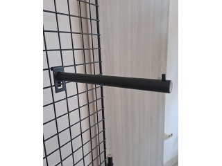 Kukica za mrežu ravna L 315 crna