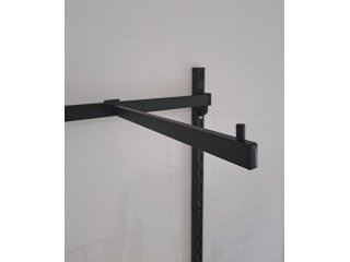 Ravna kukica crna L 345