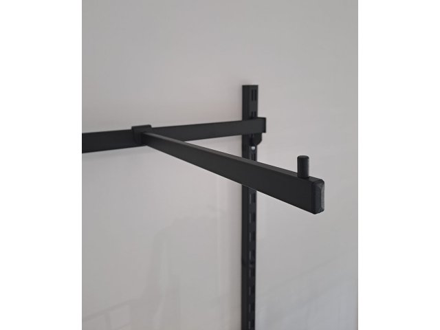 Ravna kukica crna L 345
